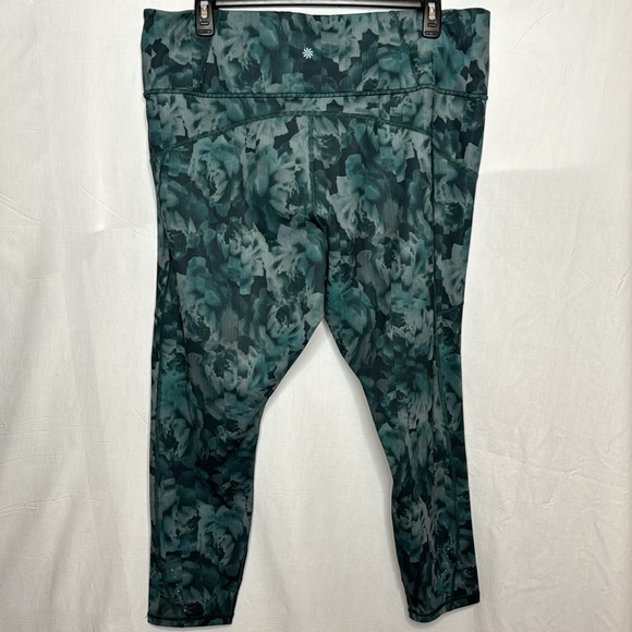 Athleta Tight, Compression, Zip Pockets, Green, NWT in Size 3X - Picture 7 of 16